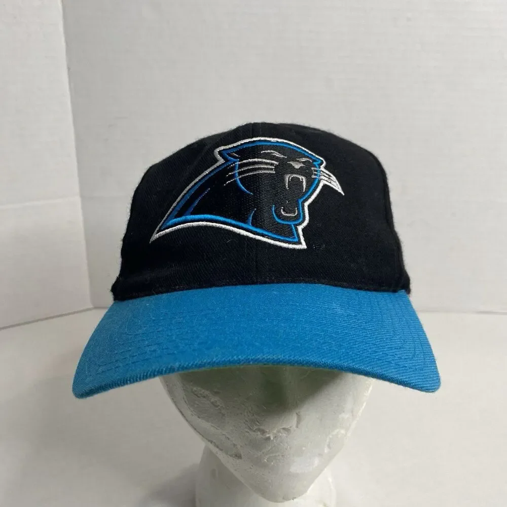 Vintage 90s Team NFL Carolina Panthers Spell out SnapBack OSFM Hat